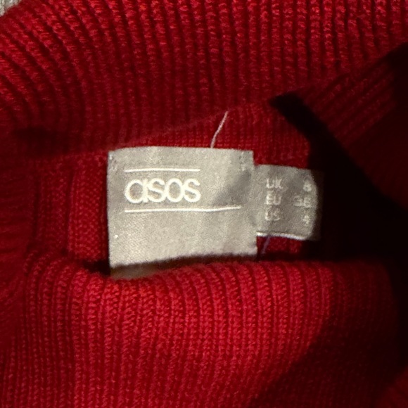 ASOS Red Ribbed Sweater - Picture 4 of 4